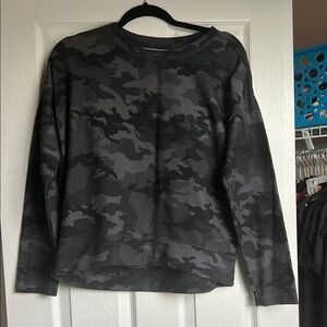 Avia Women's Gray Camouflage Sweatshirt